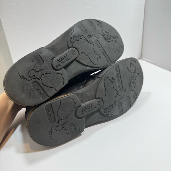 Naot Men’s Ombre Leather Ankle Boots EU 42 US 9 Slip Resistant Made in Israel - Picture 6 of 11